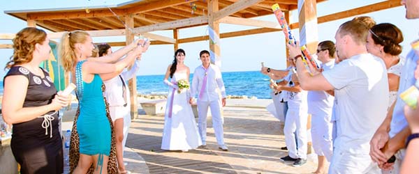 свадьба в айя-напе на террасе посейдона